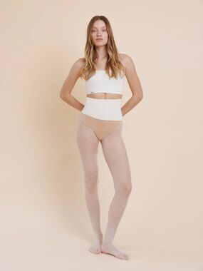 NWT Noosh Play Lace Diamond Free Hugging Seamless Tights
